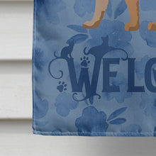 Load image into Gallery viewer, Devon Rex #3 Cat Welcome Flag Canvas House Size CK4869CHF