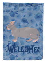 Load image into Gallery viewer, Dwelf #1 Cat Welcome Flag Canvas House Size CK4876CHF