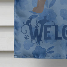 Load image into Gallery viewer, European Burmese Cat Welcome Flag Canvas House Size CK4881CHF