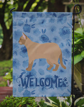 Load image into Gallery viewer, European Burmese #2 Cat Welcome Garden Flag - Outdoor Decorative Yard Flag CK4882GF