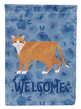 Load image into Gallery viewer, European Shorthair #1 Cat Welcome Garden Flag - Outdoor Decorative Yard Flag CK4883GF
