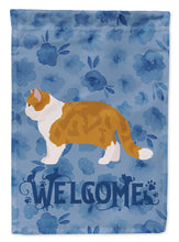 Load image into Gallery viewer, Exotic Shorthair #1 Cat Welcome Garden Flag - Outdoor Decorative Yard Flag CK4886GF
