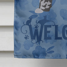 Load image into Gallery viewer, Foldex Exotic Fold #1 Cat Welcome Flag Canvas House Size CK4890CHF