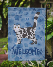 Load image into Gallery viewer, Foldex Exotic Fold #1 Cat Welcome Garden Flag - Outdoor Decorative Yard Flag CK4890GF