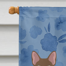 Load image into Gallery viewer, Havana Brown Cat Welcome Flag Canvas House Size CK4895CHF