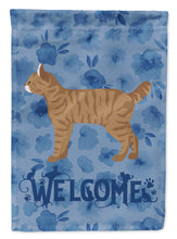 Load image into Gallery viewer, Highlander Lynx #1 Cat Welcome Flag Canvas House Size CK4896CHF
