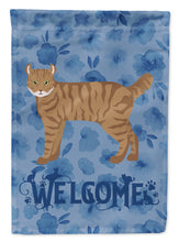 Load image into Gallery viewer, Highlander Lynx #3 Cat Welcome Flag Canvas House Size CK4898CHF