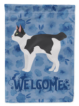 Load image into Gallery viewer, Japanese Bobtail Cat Welcome Garden Flag - Outdoor Decorative Yard Flag CK4899GF