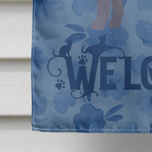 Load image into Gallery viewer, Korat #1 Cat Welcome Flag Canvas House Size CK4902CHF