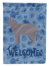 Load image into Gallery viewer, Korat #2 Cat Welcome Garden Flag - Outdoor Decorative Yard Flag CK4903GF
