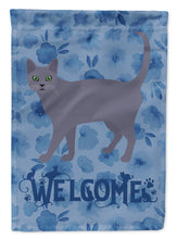 Load image into Gallery viewer, Korat #3 Cat Welcome Flag Canvas House Size CK4904CHF