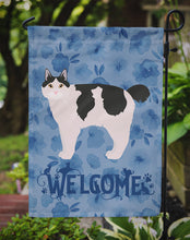 Load image into Gallery viewer, Kurilian Bobtail #2 Cat Welcome Garden Flag - Outdoor Decorative Yard Flag CK4907GF