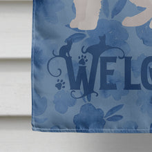 Load image into Gallery viewer, La Perm #1 Cat Welcome Flag Canvas House Size CK4908CHF