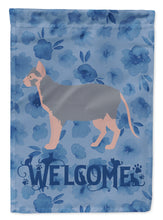 Load image into Gallery viewer, Lykoi #3 Cat Welcome Garden Flag - Outdoor Decorative Yard Flag CK4913GF