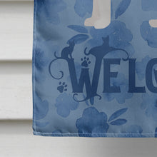 Load image into Gallery viewer, Malayan #1 Cat Welcome Flag Canvas House Size CK4916CHF