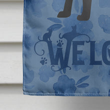 Load image into Gallery viewer, Malayan #2 Cat Welcome Flag Canvas House Size CK4917CHF