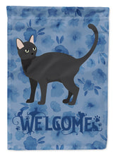 Load image into Gallery viewer, Malayan #2 Cat Welcome Flag Canvas House Size CK4917CHF