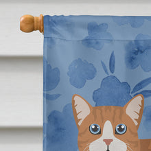 Load image into Gallery viewer, Manx #2 Cat Welcome Flag Canvas House Size CK4919CHF