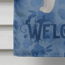 Load image into Gallery viewer, Manx #3 Cat Welcome Flag Canvas House Size CK4920CHF
