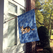 Load image into Gallery viewer, Munchkin Cat Welcome Flag Canvas House Size CK4922CHF