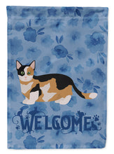 Load image into Gallery viewer, Munchkin Cat Welcome Flag Canvas House Size CK4922CHF