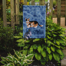Load image into Gallery viewer, Munchkin Cat Welcome Garden Flag - Outdoor Decorative Yard Flag CK4922GF