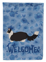 Load image into Gallery viewer, Napoleon #2 Cat Welcome Garden Flag - Outdoor Decorative Yard Flag CK4926GF