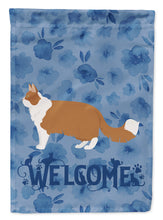 Load image into Gallery viewer, Norwegian Forest #2 Cat Welcome Flag Canvas House Size CK4931CHF
