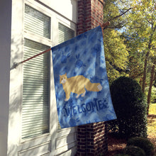 Load image into Gallery viewer, Oregon Rex Cat Welcome Flag Canvas House Size CK4934CHF