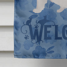 Load image into Gallery viewer, Oregon Rex #2 Cat Welcome Flag Canvas House Size CK4935CHF
