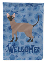Load image into Gallery viewer, Oriental Bicolor Cat Welcome Flag Canvas House Size CK4936CHF