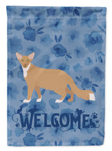 Load image into Gallery viewer, Oriental Longhair #2 Cat Welcome Flag Canvas House Size CK4938CHF