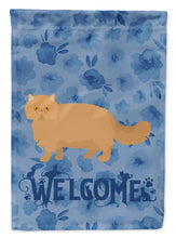 Load image into Gallery viewer, Persian Modern Cat Welcome Flag Canvas House Size CK4944CHF