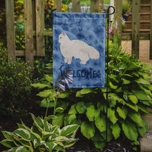 Load image into Gallery viewer, White Persian Traditional Cat Welcome Garden Flag - Outdoor Decorative Yard Flag CK4947GF