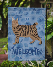 Load image into Gallery viewer, Pixie Bob #3 Cat Welcome Garden Flag - Outdoor Decorative Yard Flag CK4952GF