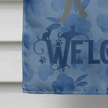Load image into Gallery viewer, Raas Cat Welcome Flag Canvas House Size CK4955CHF