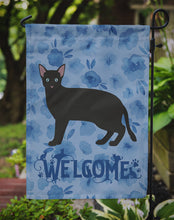 Load image into Gallery viewer, Russian White Black #1 Cat Welcome Garden Flag - Outdoor Decorative Yard Flag CK4963GF
