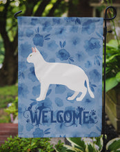 Load image into Gallery viewer, Russian White Black #2 Cat Welcome Garden Flag - Outdoor Decorative Yard Flag CK4964GF
