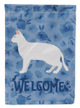 Load image into Gallery viewer, Russian White Black #2 Cat Welcome Garden Flag - Outdoor Decorative Yard Flag CK4964GF