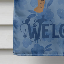 Load image into Gallery viewer, Savannah #1 Cat Welcome Flag Canvas House Size CK4967CHF