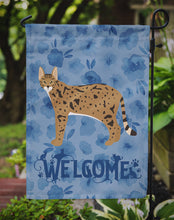 Load image into Gallery viewer, Savannah #1 Cat Welcome Garden Flag - Outdoor Decorative Yard Flag CK4967GF