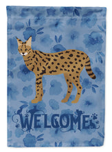 Load image into Gallery viewer, Savannah #3 Cat Welcome Flag Canvas House Size CK4969CHF