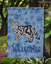 Load image into Gallery viewer, Scottish Straight Cat Welcome Garden Flag - Outdoor Decorative Yard Flag CK4971GF