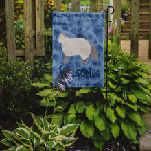 Load image into Gallery viewer, Selkirk Rex #2 Cat Welcome Garden Flag - Outdoor Decorative Yard Flag CK4974GF