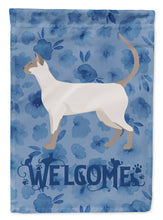Load image into Gallery viewer, Siamese modern #1 Cat Welcome Flag Canvas House Size CK4976CHF