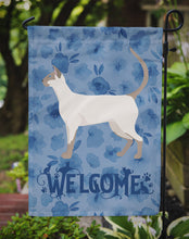 Load image into Gallery viewer, Siamese modern #1 Cat Welcome Garden Flag - Outdoor Decorative Yard Flag CK4976GF
