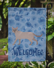 Load image into Gallery viewer, Siamese Traditional #1 Cat Welcome Garden Flag - Outdoor Decorative Yard Flag CK4978GF