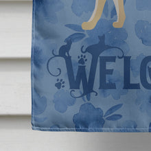 Load image into Gallery viewer, Singapura Cat Welcome Flag Canvas House Size CK4982CHF