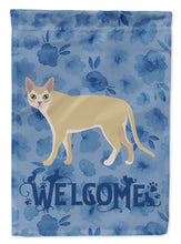 Load image into Gallery viewer, Singapura Cat Welcome Flag Canvas House Size CK4982CHF