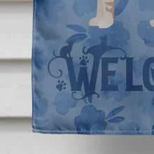 Load image into Gallery viewer, Sokoke #2 Cat Welcome Flag Canvas House Size CK4987CHF